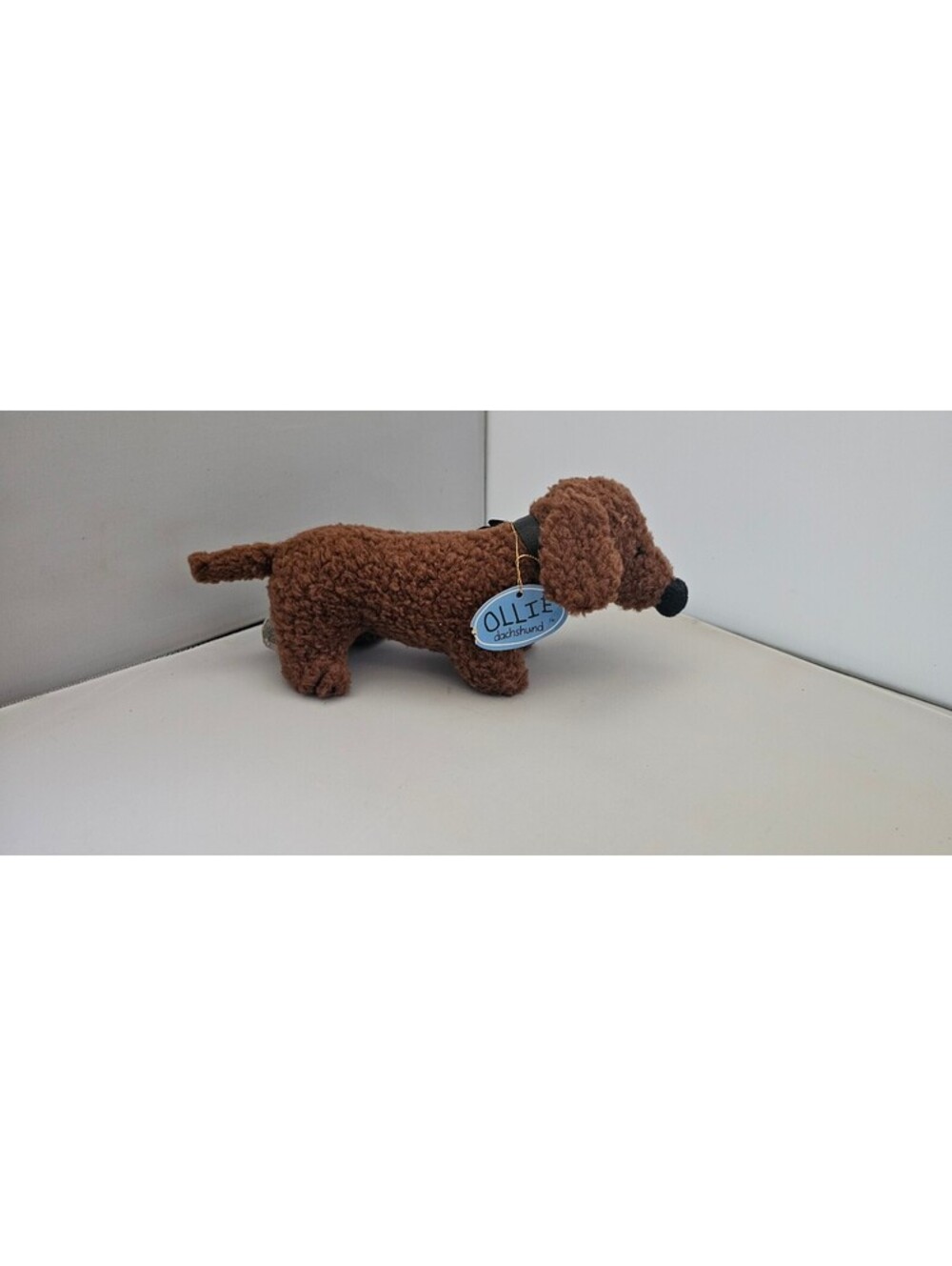 Ollie Dachshund Brown Plush Dog Toy